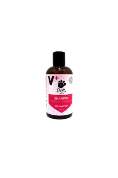 V+ PET LOVE SHAMPOO ÇİLEK ÖZLÜ 250 ML